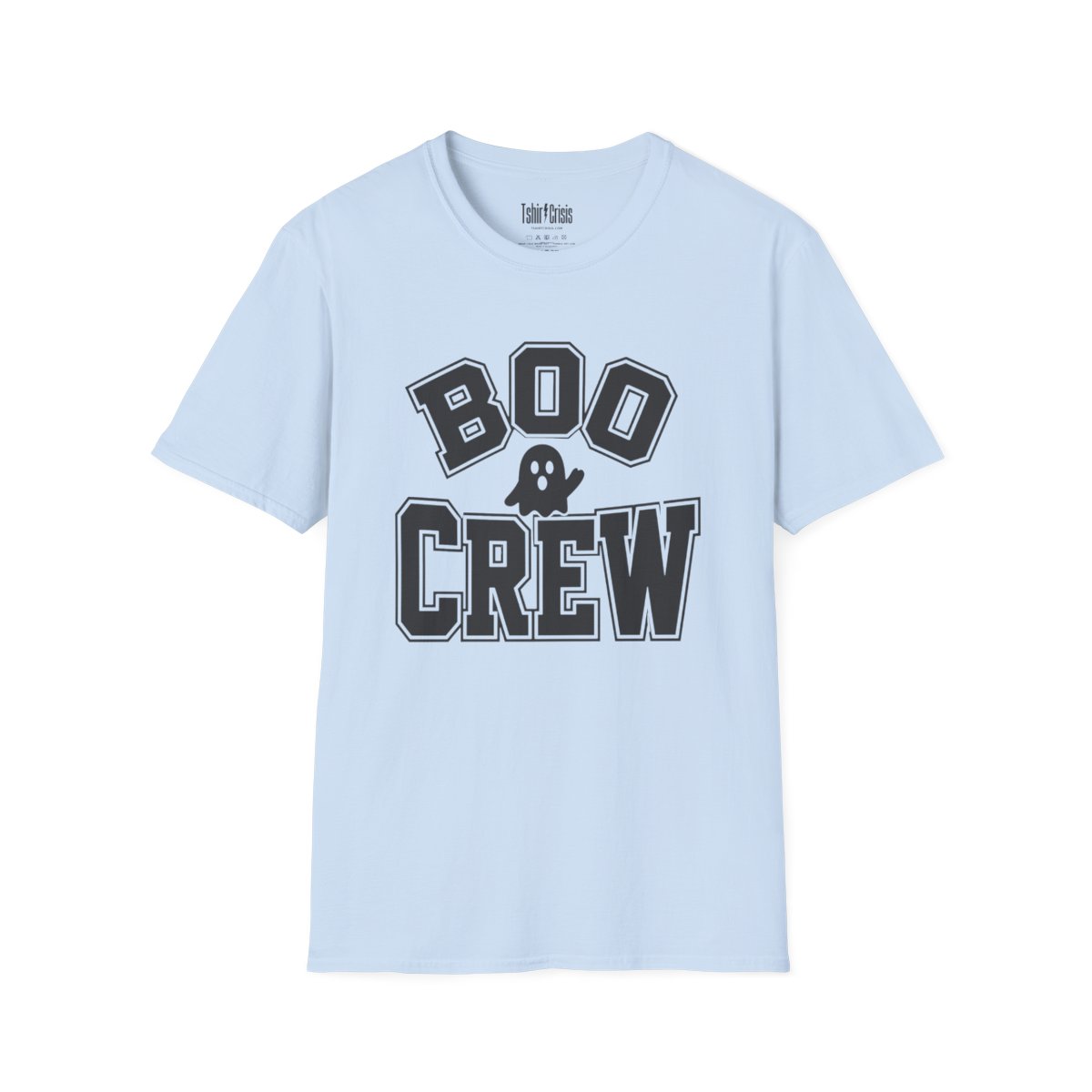 Boo Crew Halloween T-Shirt in Light Blue