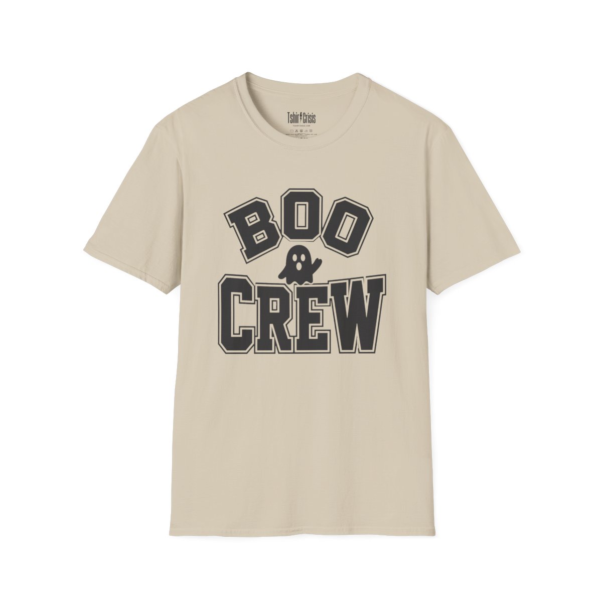 Boo Crew Halloween T-Shirt in Sand