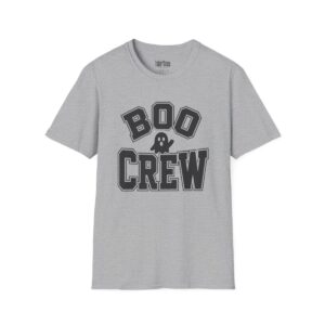 Boo Crew Halloween T-Shirt in Sport Grey