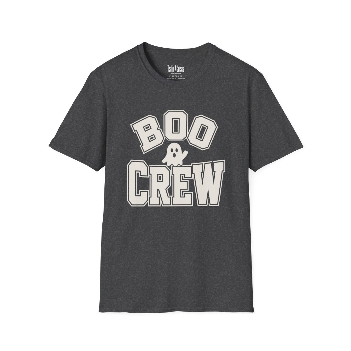 Boo Crew Halloween T-Shirt in Dark Heather