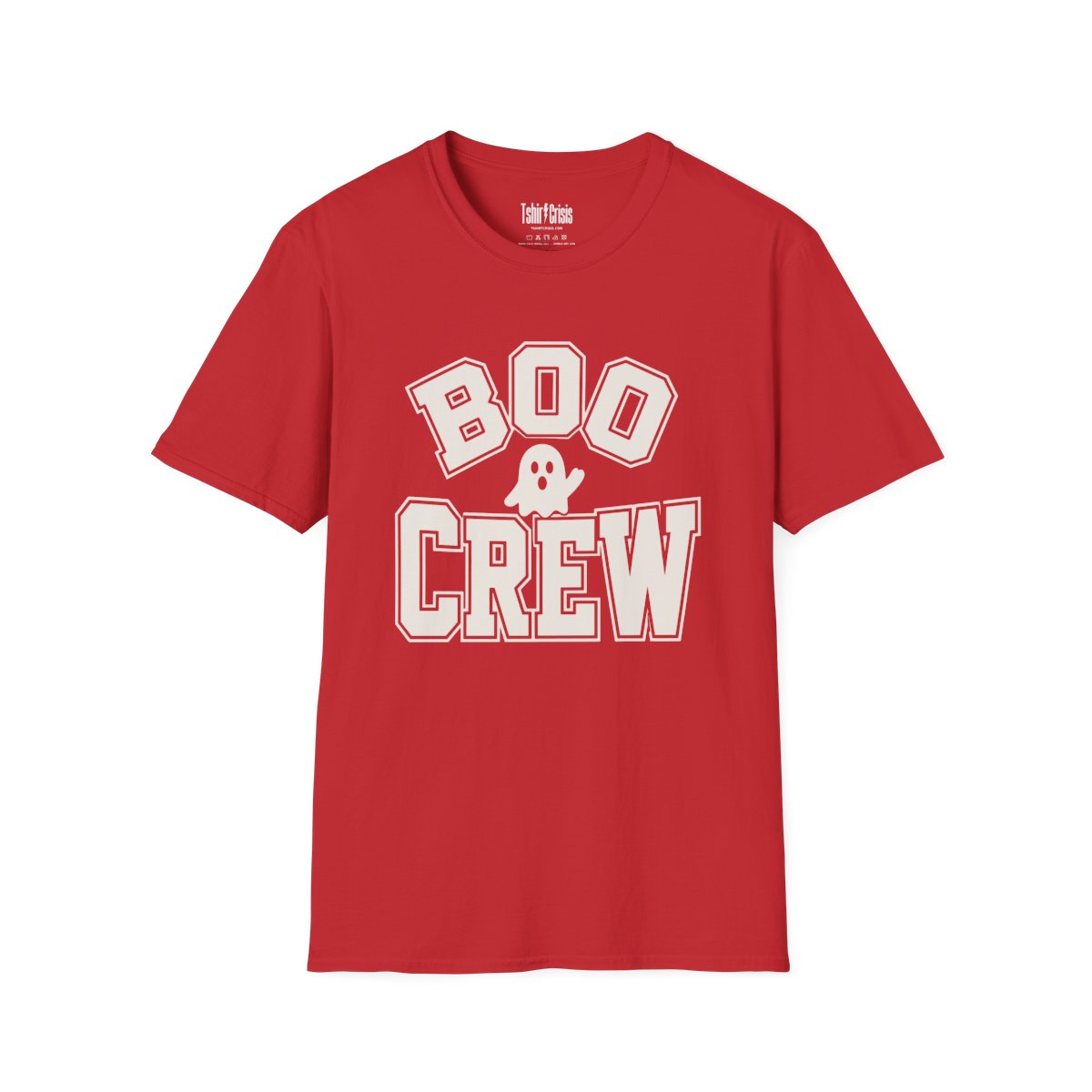 Boo Crew Halloween T-Shirt in Red