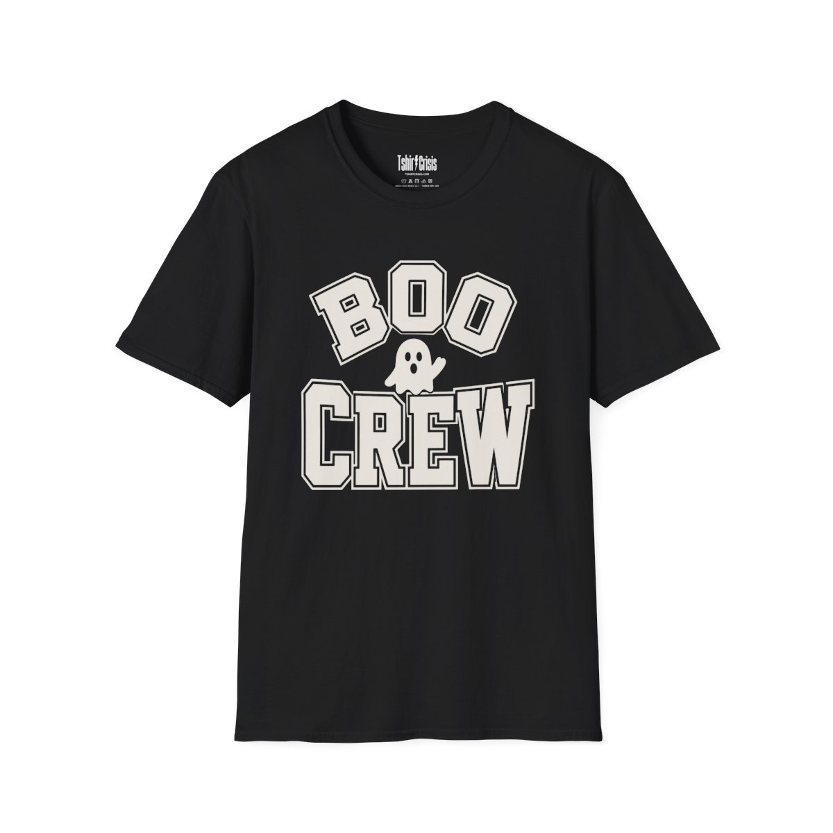 Boo Crew Halloween T-Shirt in Black