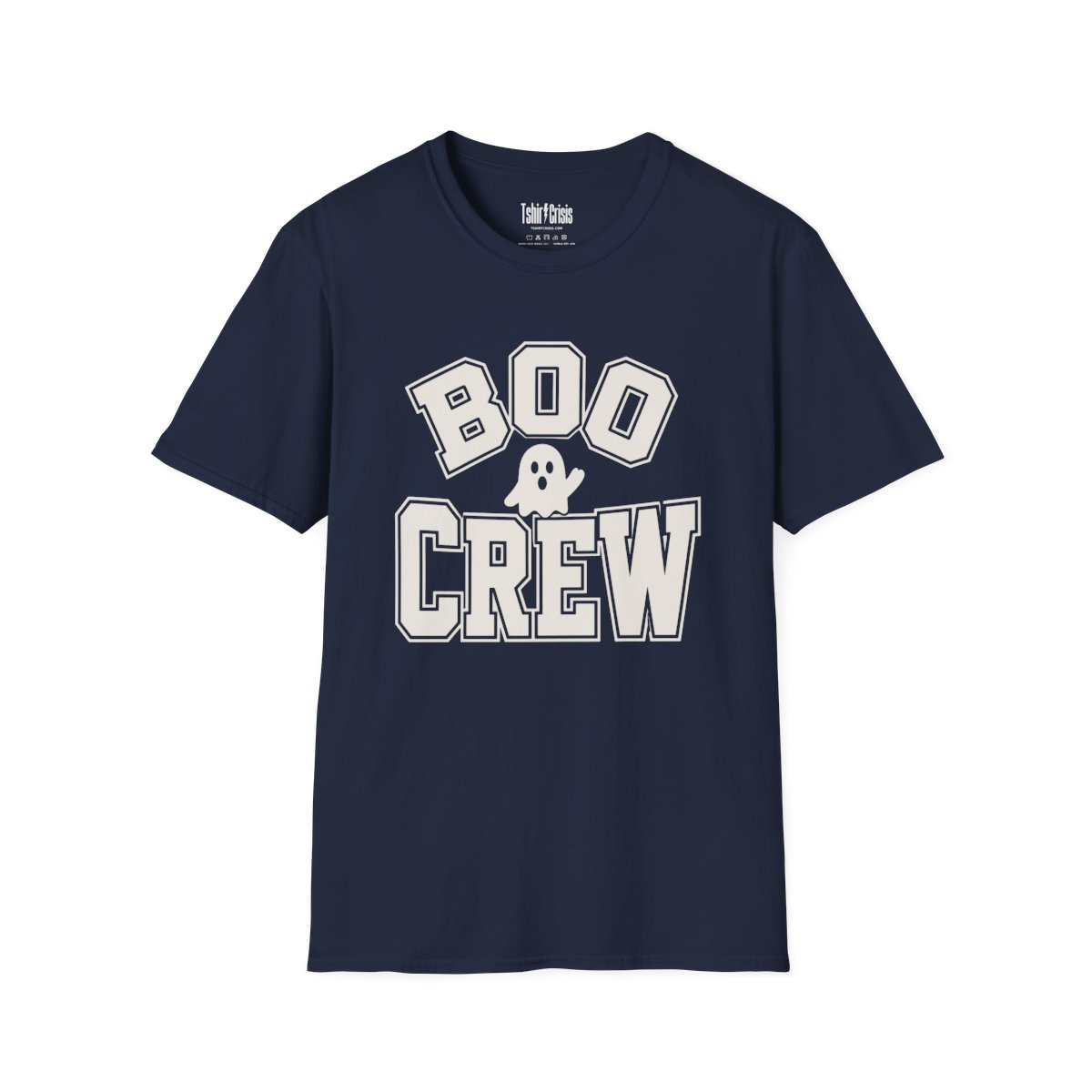 Boo Crew Halloween T-Shirt in Navy