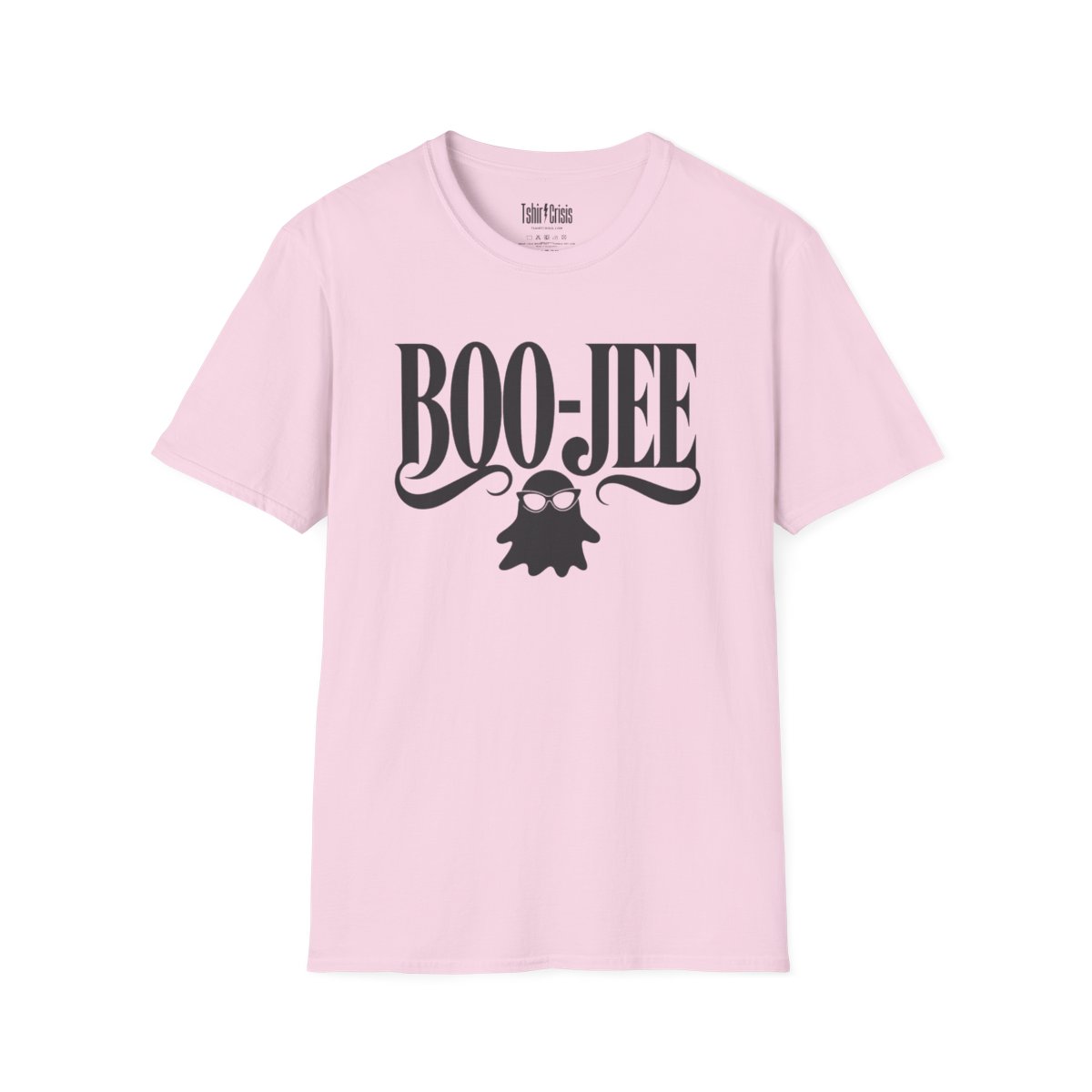 Boo-jee Halloween T-Shirt in Light Pink