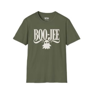 Boo-jee Halloween T-Shirt in Military Green