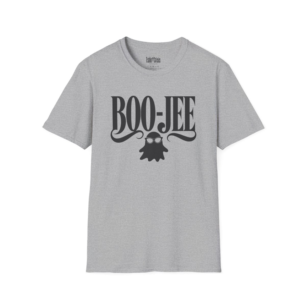 Boo-jee Halloween T-Shirt in Sport Grey