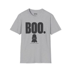 Boo. Now Leave Me Alone Halloween T-Shirt in Sport Grey