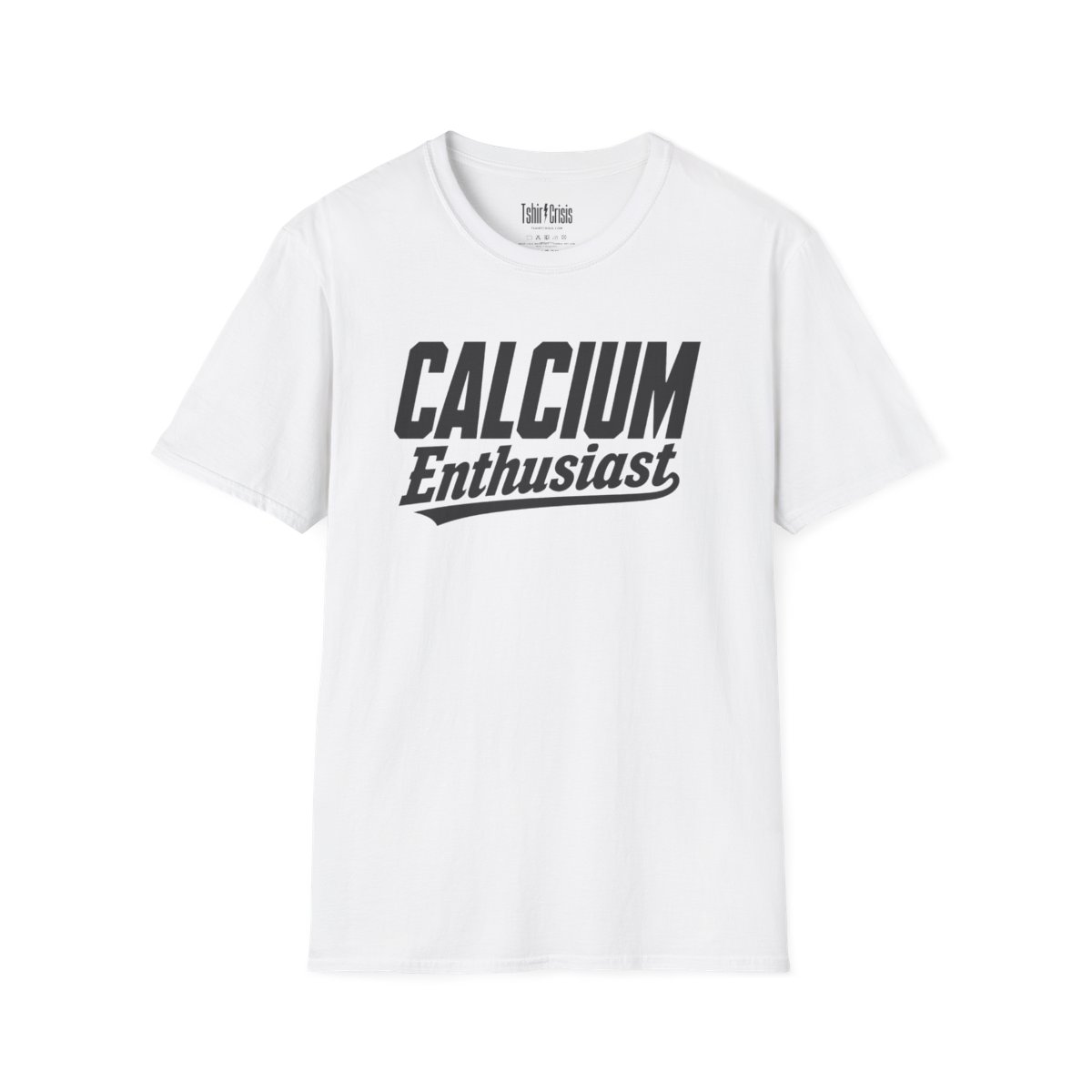 Calcium Enthusiast Halloween T-Shirt in White