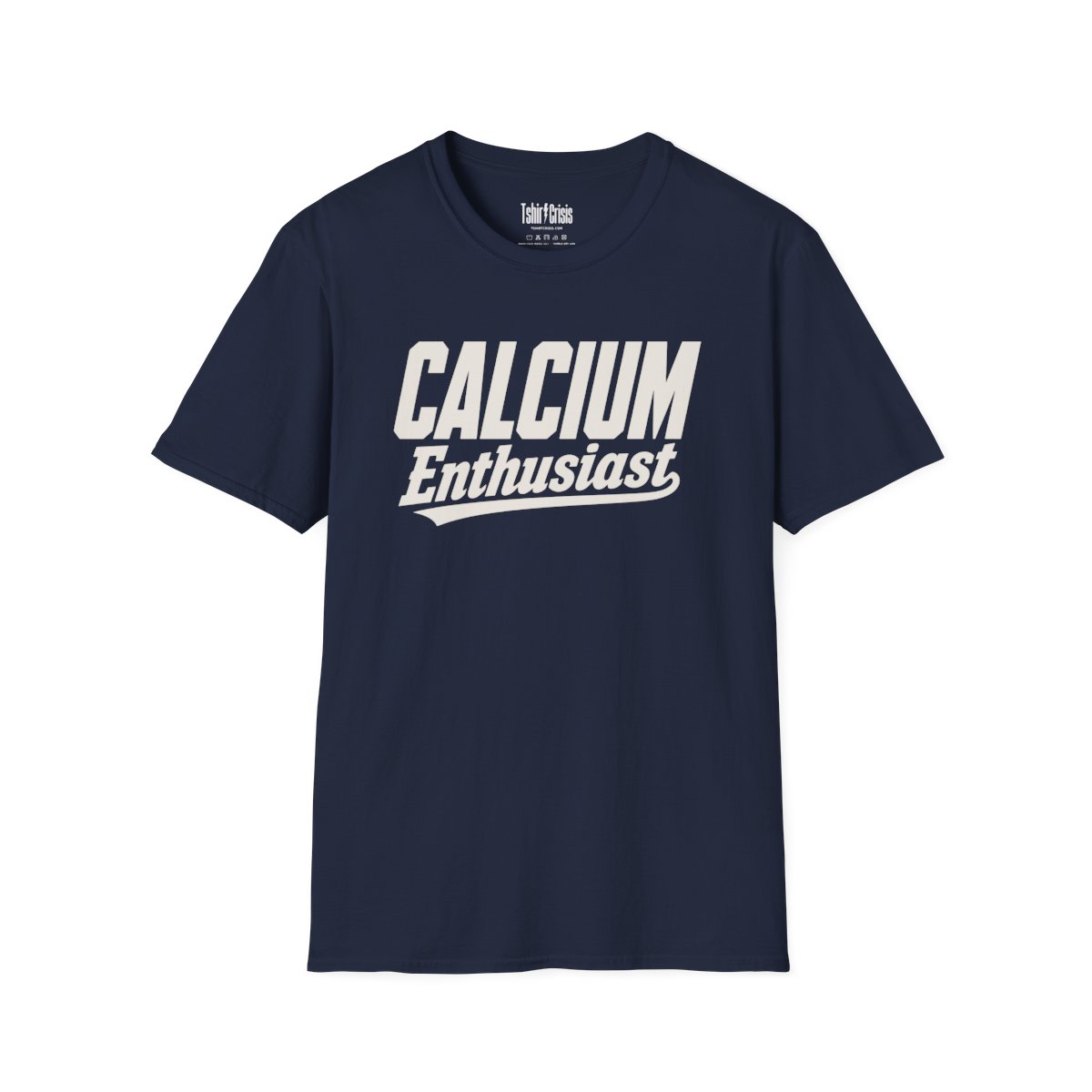 Calcium Enthusiast Halloween T-Shirt in Navy