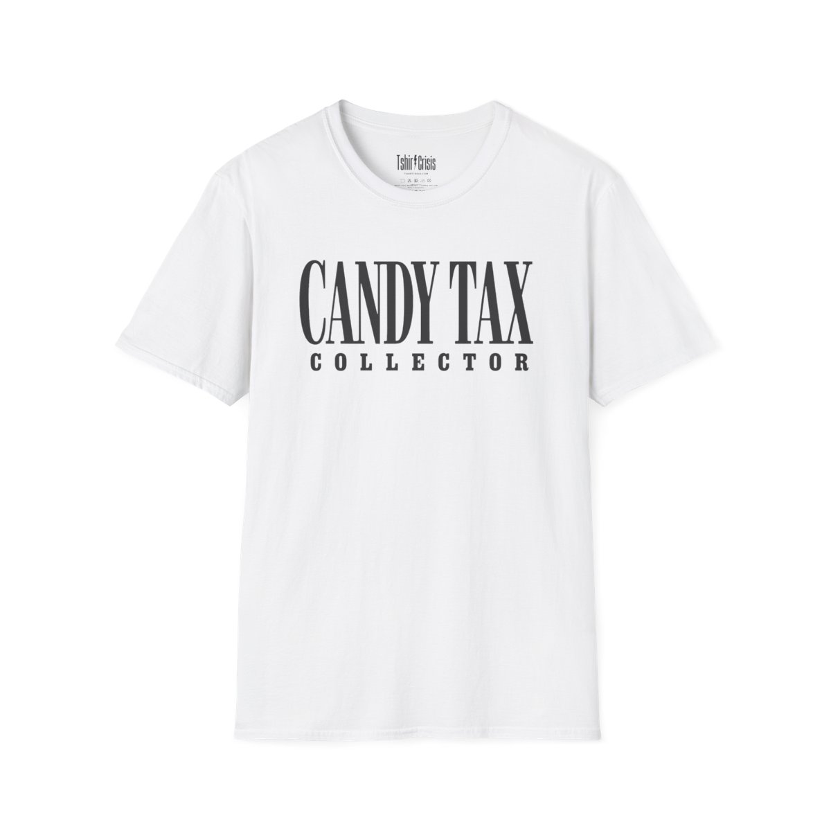 Candy Tax Collector Halloween T-Shirt in White