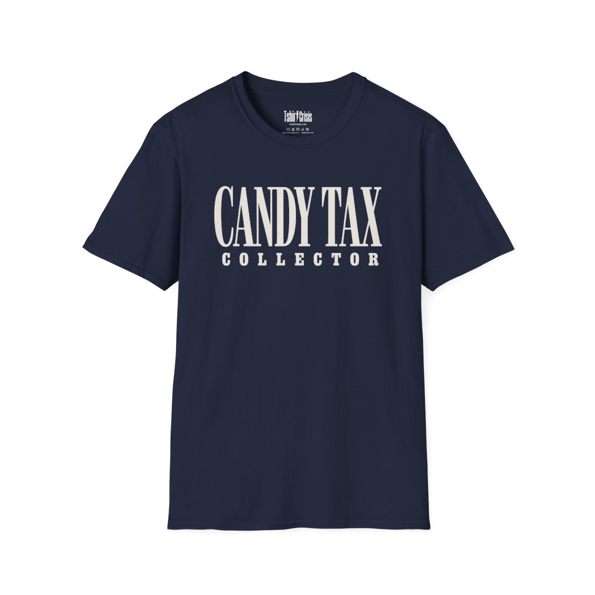 Candy Tax Collector Halloween T-Shirt in Navy