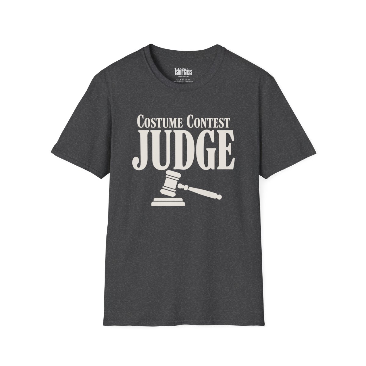 Costume Contest Judge Halloween T-Shirt in Dark Heather