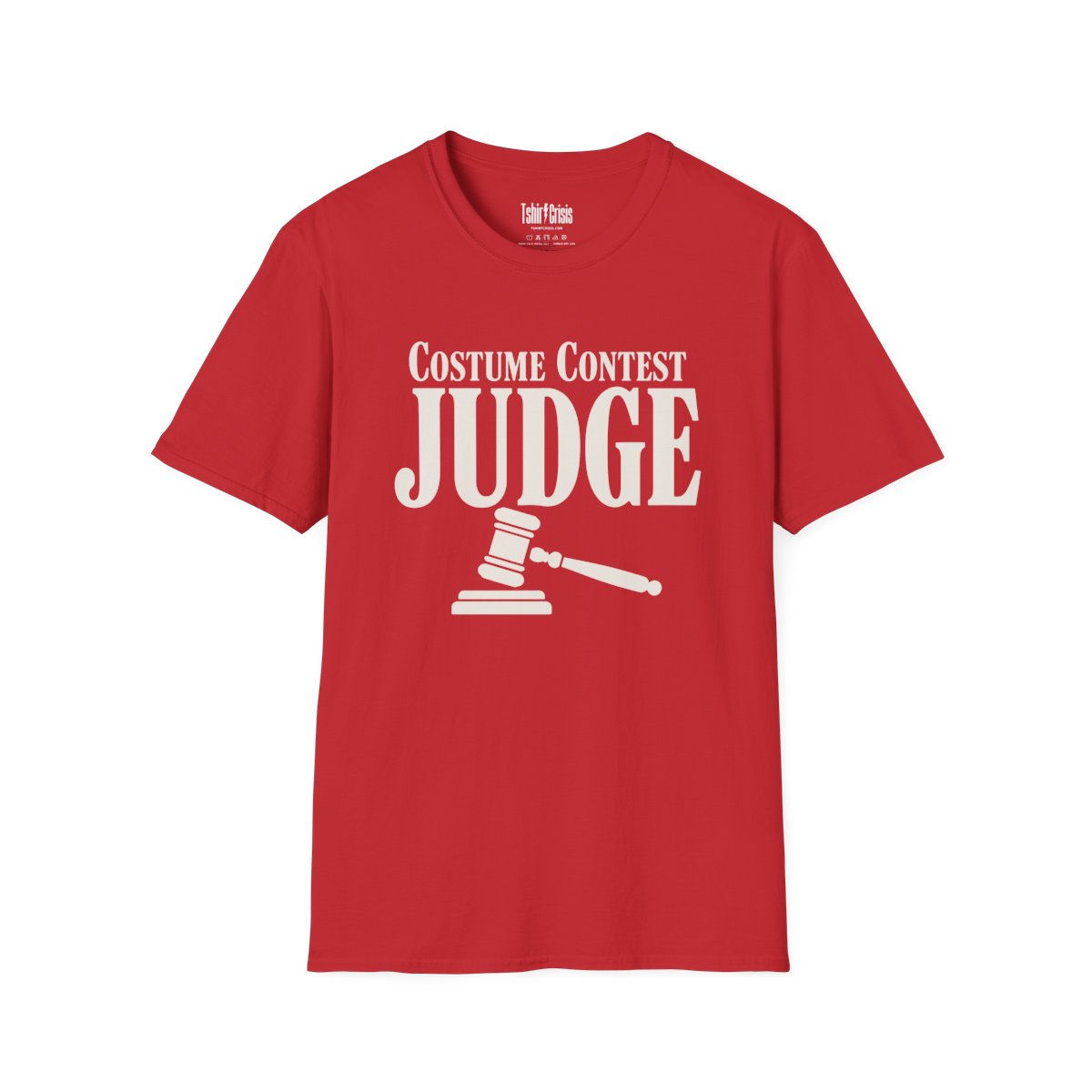 Costume Contest Judge Halloween T-Shirt in Red