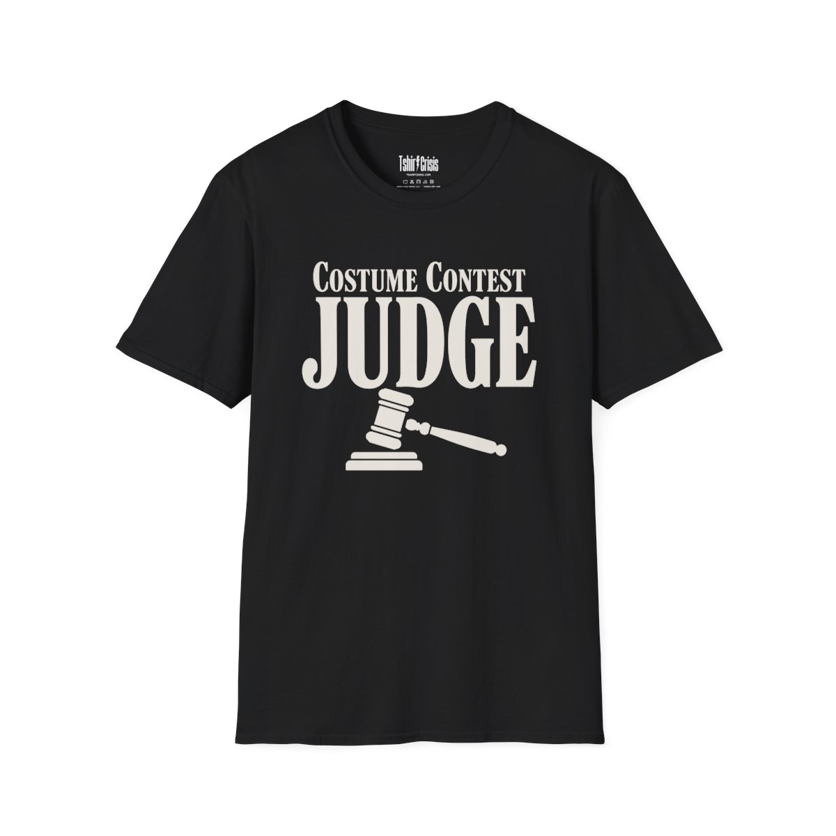 Costume Contest Judge Halloween T-Shirt in Black