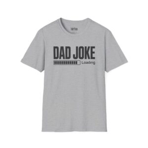 Dad Joke Loading T-Shirt in Sport Grey