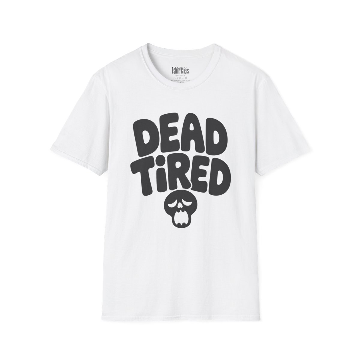 Dead Tired Halloween T-Shirt in White
