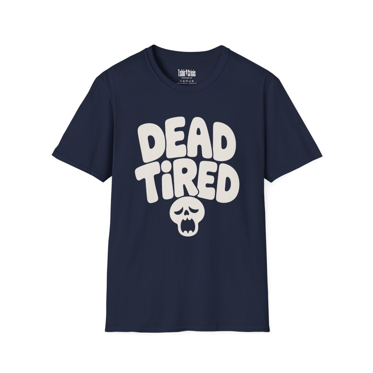 Dead Tired Halloween T-Shirt in Navy