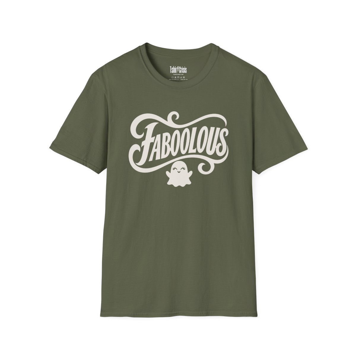 Faboolous Halloween T-Shirt in Military Green