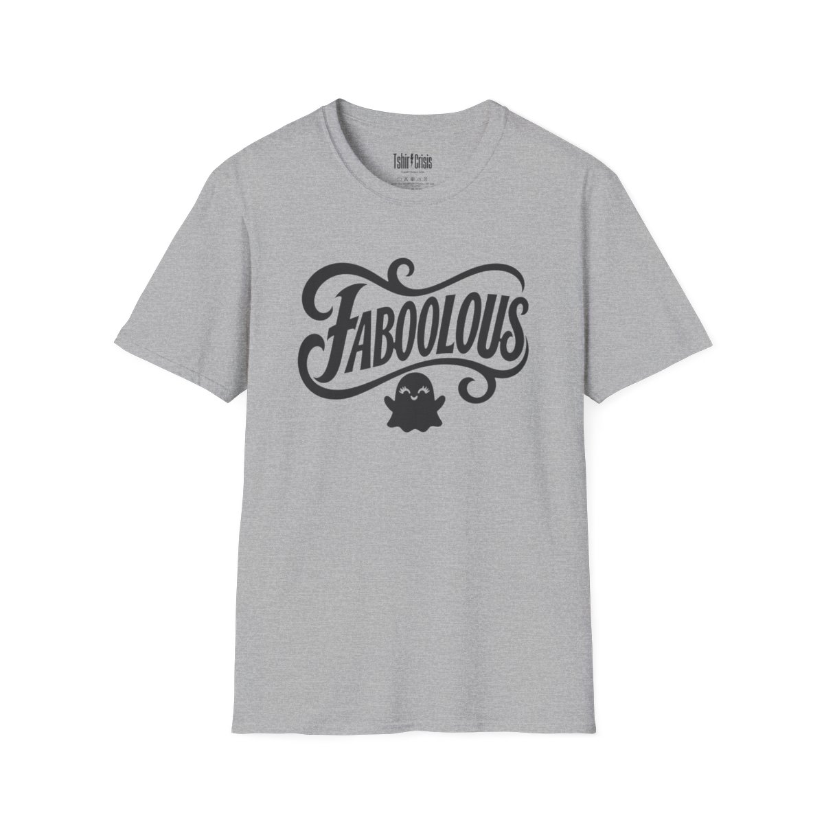 Faboolous Halloween T-Shirt in Sport Grey