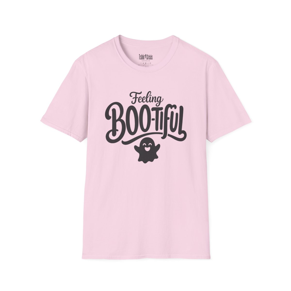 Feeling Boo-tiful Halloween T-Shirt in Light Pink
