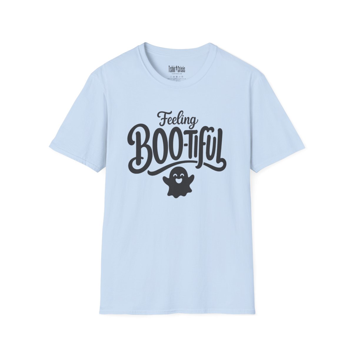 Feeling Boo-tiful Halloween T-Shirt in Light Blue