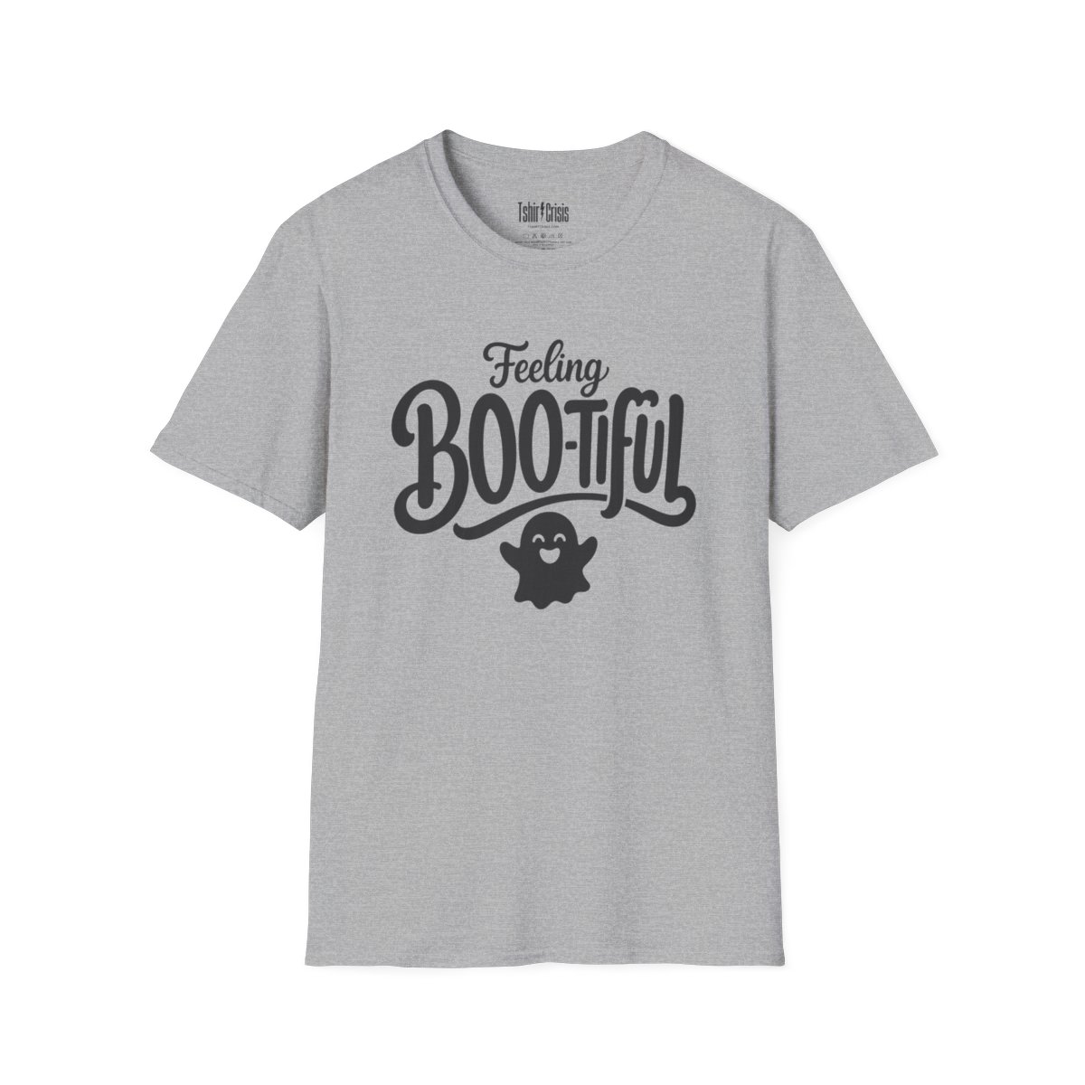 Feeling Boo-tiful Halloween T-Shirt in Sport Grey