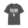 Feline Spooky Halloween T-Shirt in Charcoal