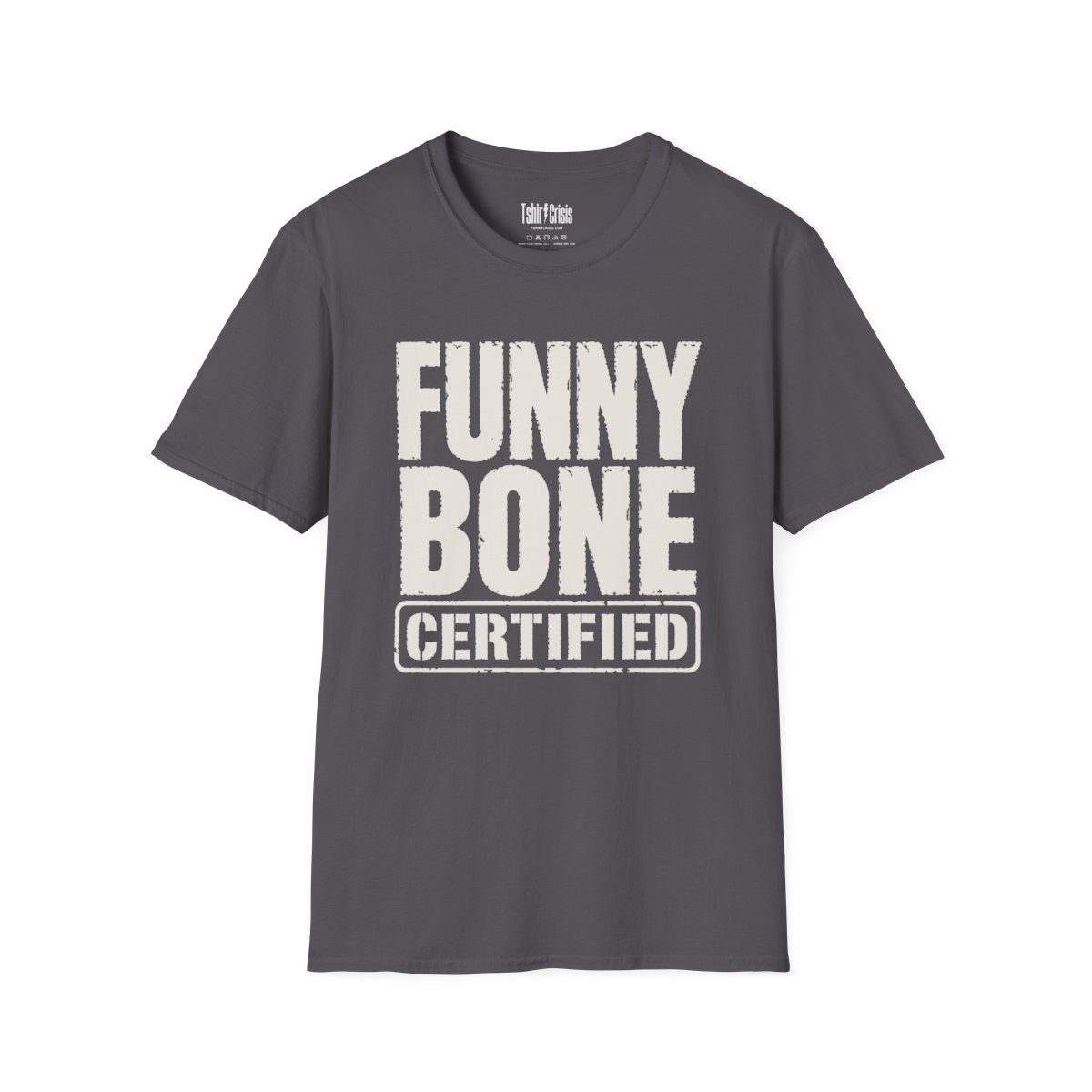 Funny Bone Certified Halloween T-Shirt in Charcoal