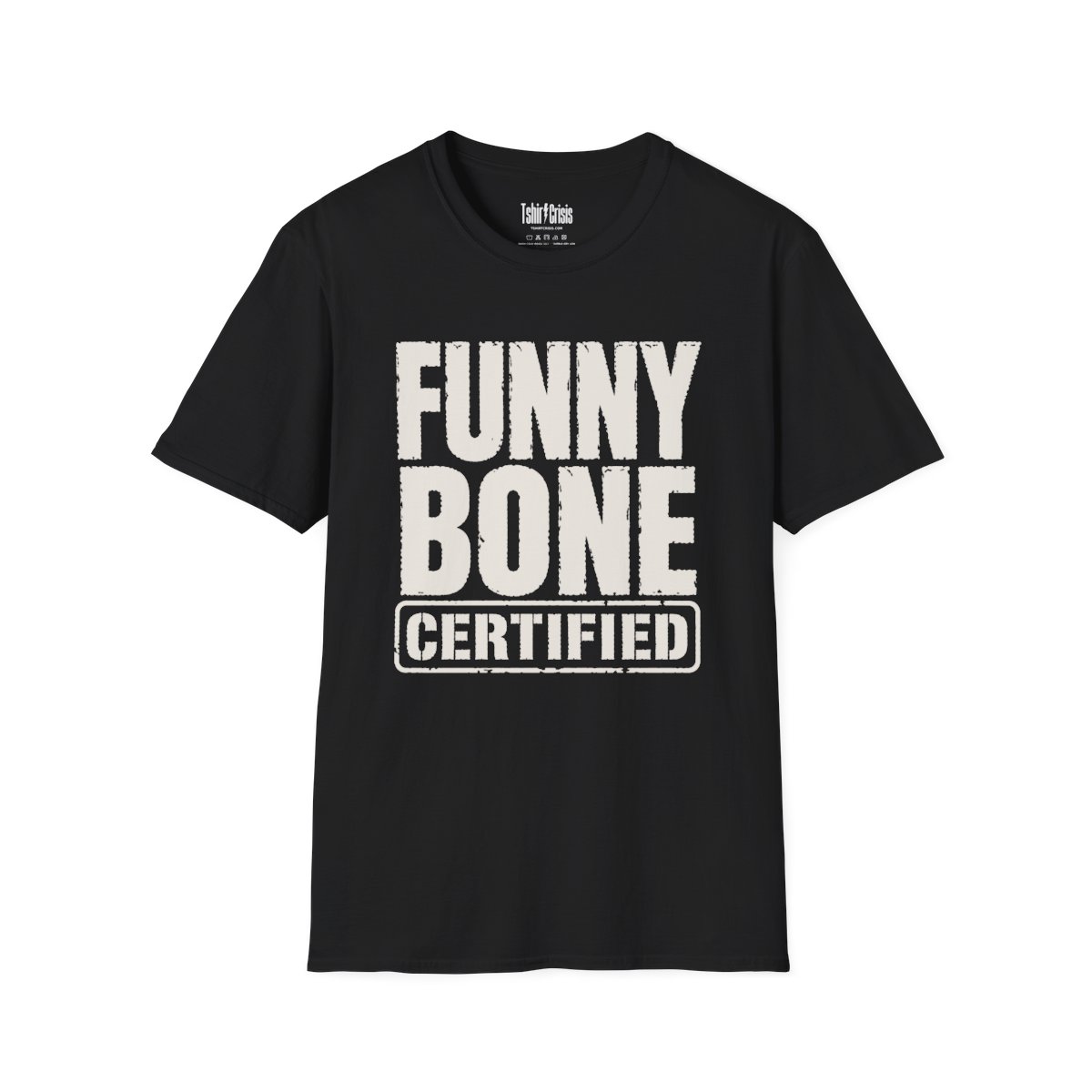 Funny Bone Certified Halloween T-Shirt in Black