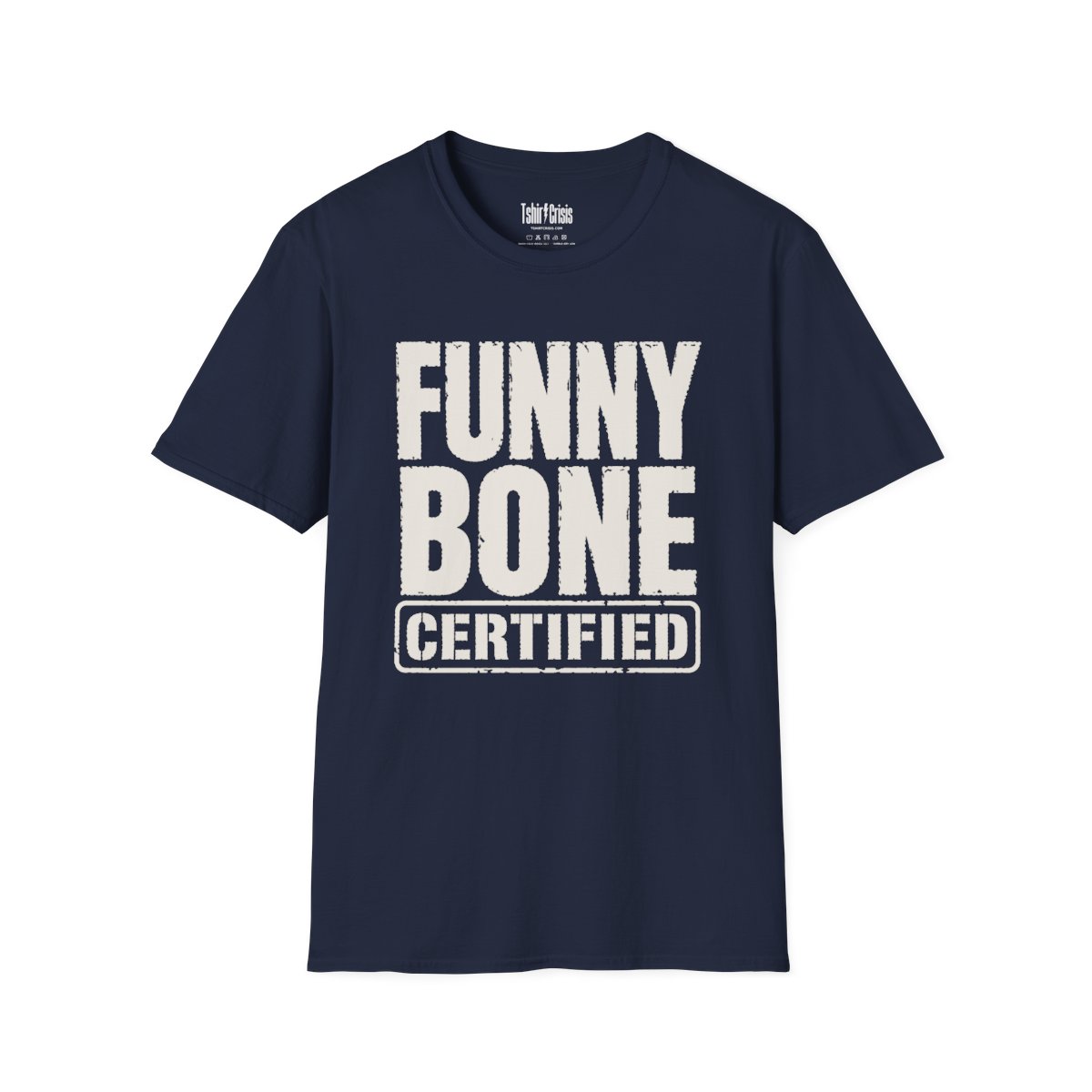 Funny Bone Certified Halloween T-Shirt in Navy