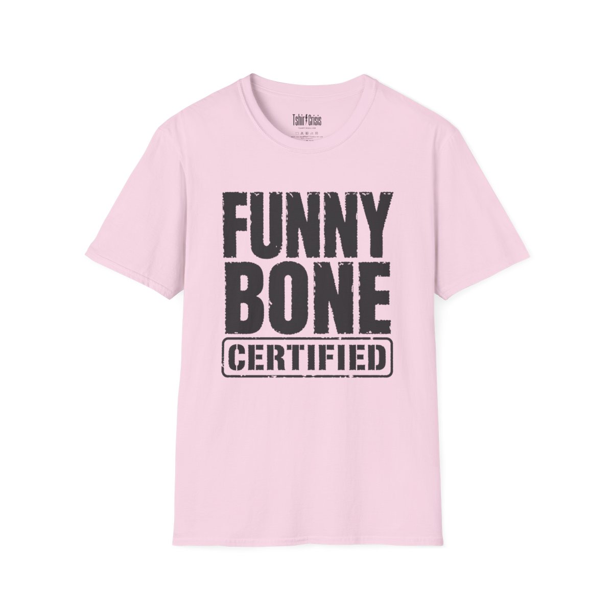 Funny Bone Certified Halloween T-Shirt in Light Pink