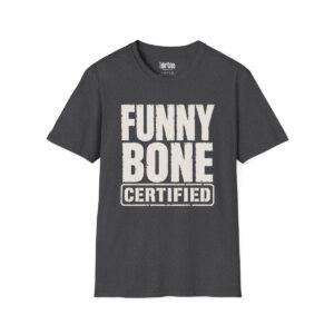 Funny Bone Certified Halloween T-Shirt in Dark Heather