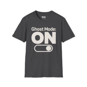 Ghost Mode: On Halloween T-Shirt in Dark Heather