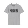 Ghosting Everyone This Season Halloween T-Shirt in Sport Grey