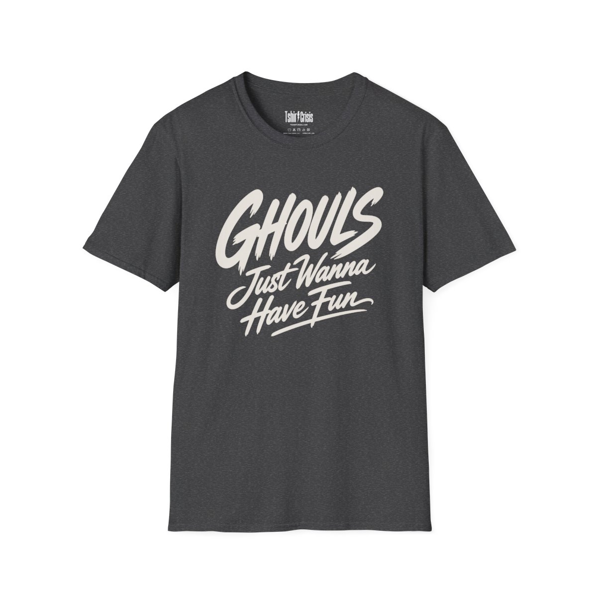 Ghouls Just Wanna Have Fun Halloween T-Shirt in Dark Heather