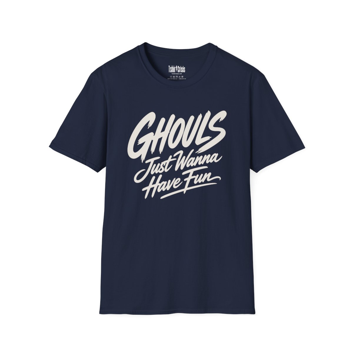 Ghouls Just Wanna Have Fun Halloween T-Shirt in Navy