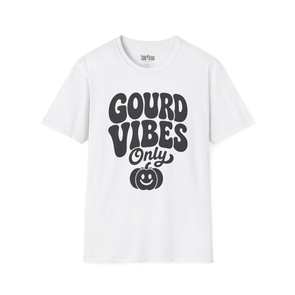 Gourd Vibes Only Halloween T-Shirt in White