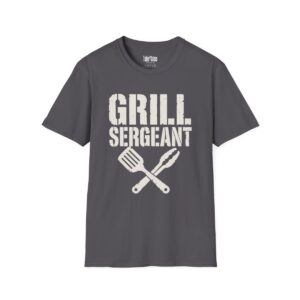 Grill Sergeant Dad T-Shirt in Charcoal