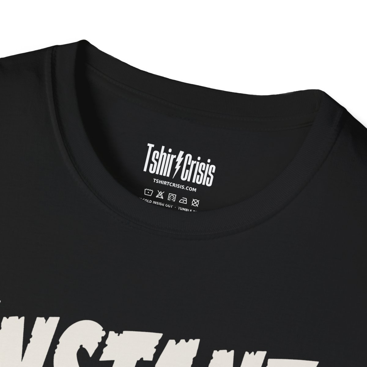 Instant Costume: Just Add Candy Halloween T-Shirt in Black, branded inside neck label
