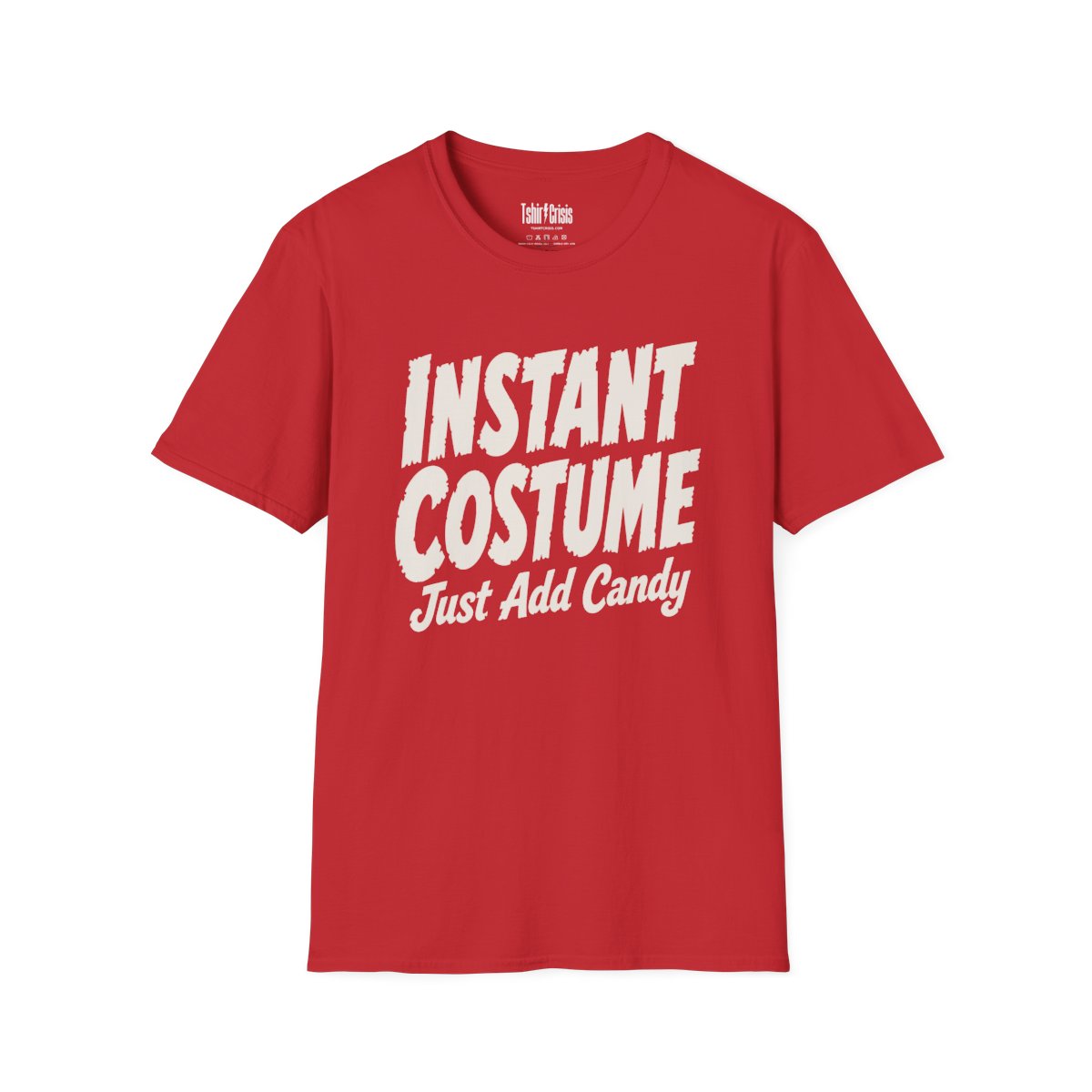Instant Costume: Just Add Candy Halloween T-Shirt in Red