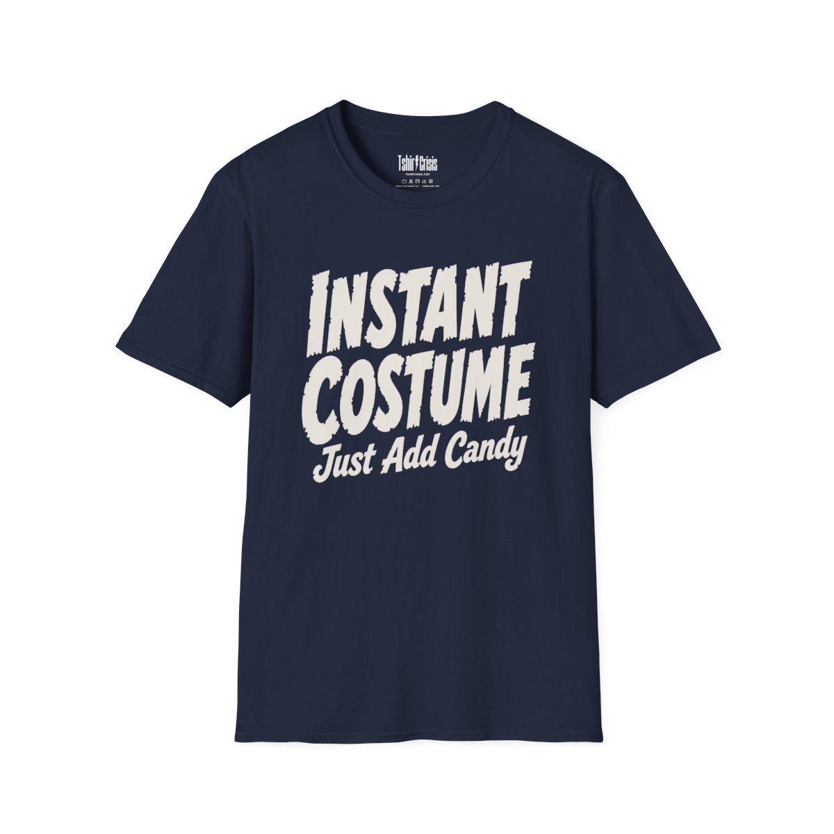 Instant Costume: Just Add Candy Halloween T-Shirt in Navy