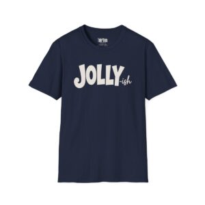 Jolly-ish Christmas T-Shirt in Navy