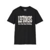 Leftovers Are the Real Holiday Thanksgiving T-Shirt in Black