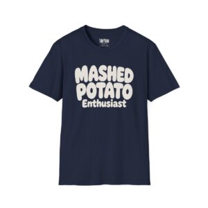 Mashed Potato Enthusiast Thanksgiving T-Shirt in Navy