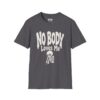No Body Loves Me Halloween T-Shirt in Charcoal