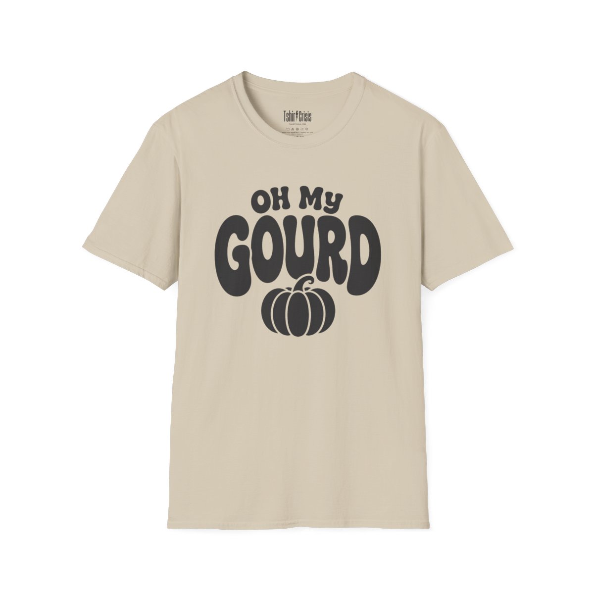 Oh My Gourd Halloween T-Shirt in Sand