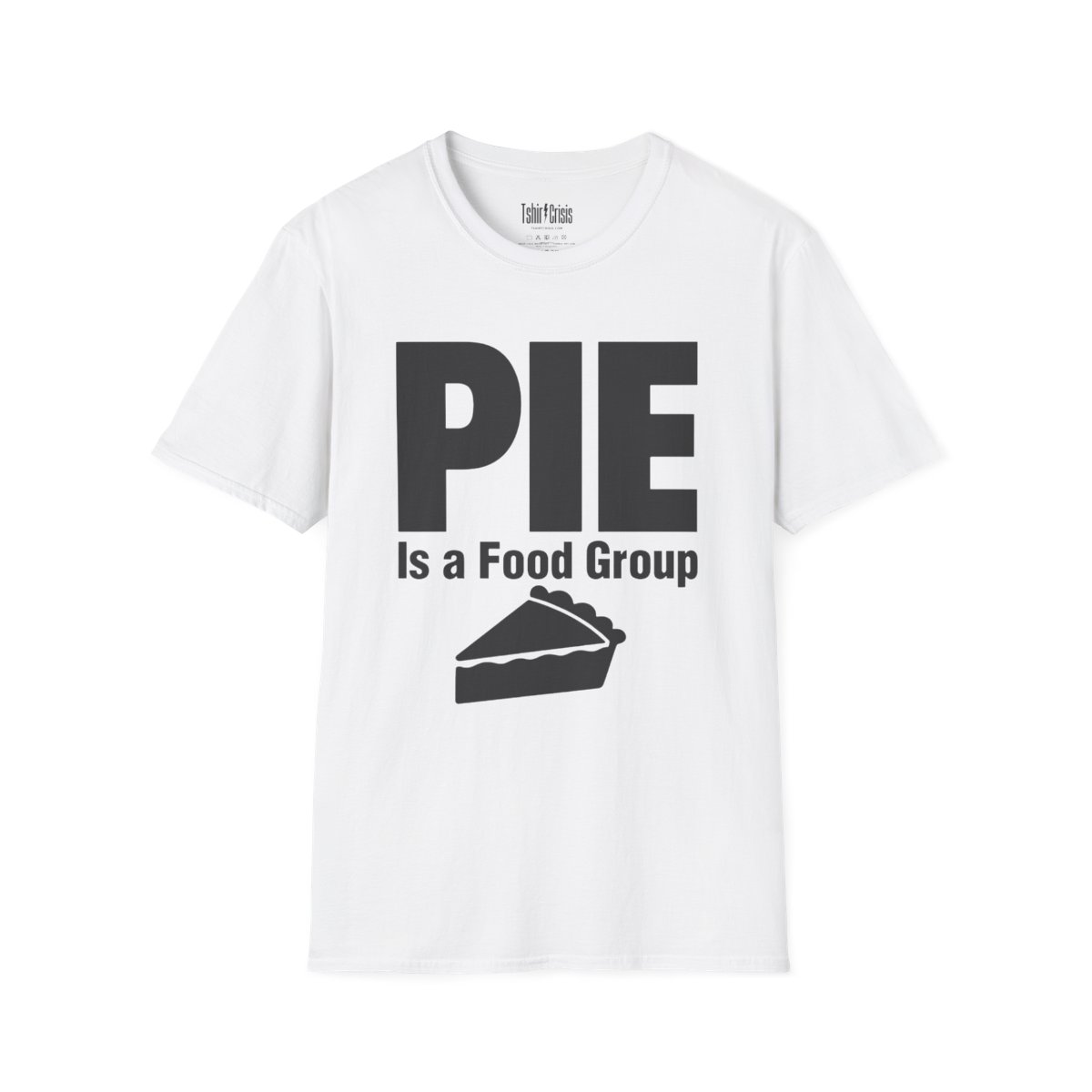 Pie Is a Food Group Thanksgiving T-Shirt in White
