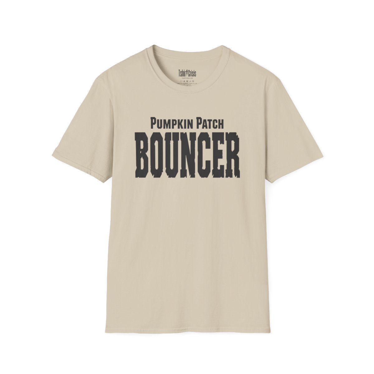 Pumpkin Patch Bouncer Halloween T-Shirt in Sand
