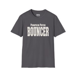 Pumpkin Patch Bouncer Halloween T-Shirt in Charcoal