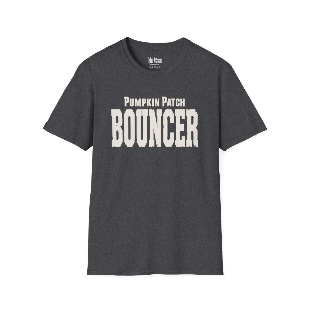 Pumpkin Patch Bouncer Halloween T-Shirt in Dark Heather